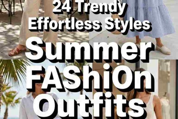 Chic Women Summer Fashion Outfits 2026 – 24 Trendy Effortless Styles