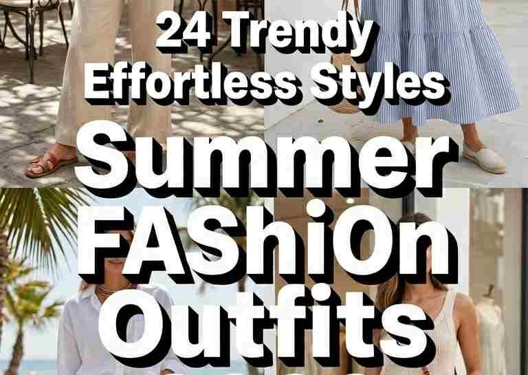 Chic Women Summer Fashion Outfits 2026 – 24 Trendy Effortless Styles