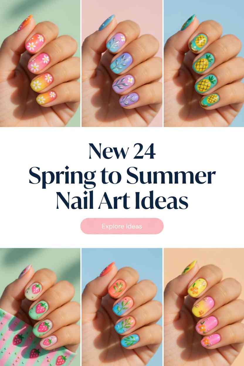 Inspired 24 Spring to Summer Nail Art Ideas 2026