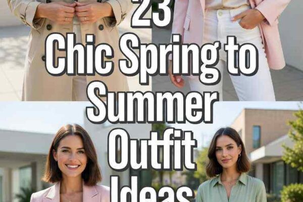 23 Chic Spring to Summer Outfit Ideas Every Stylish Woman Needs