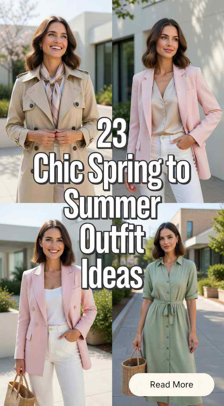 23 Chic Spring to Summer Outfit Ideas Every Stylish Woman Needs