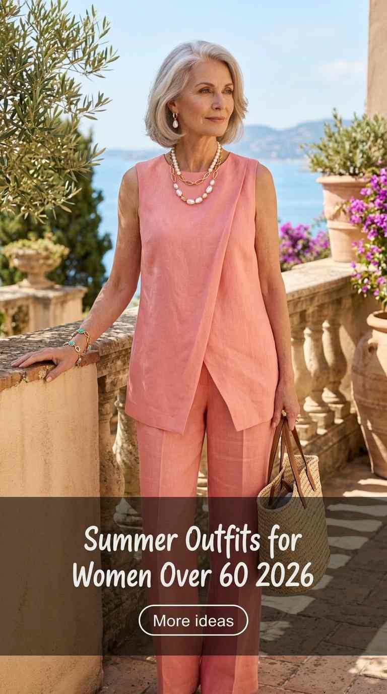 Summer Outfits for Women Over 60 2026 Style – 24 Elegant Looks