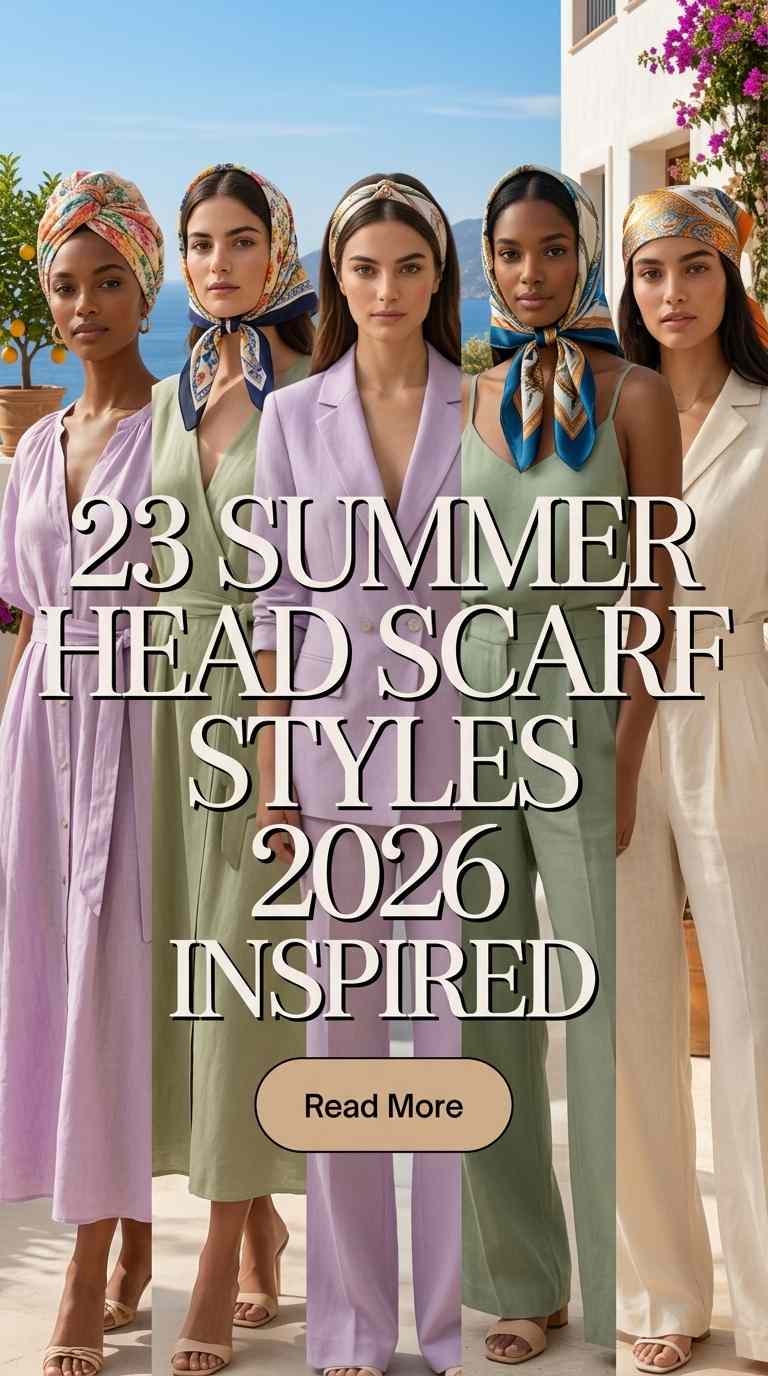 Summer Head Scarf Styles 2026 Inspired – 23 Trendy Looks