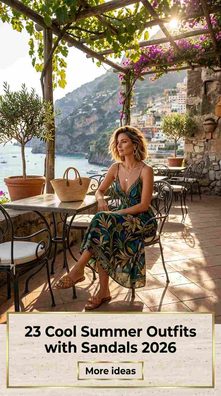 Summer Outfits with Sandals 2026 Inspired – 23 Cool & Stylish Looks