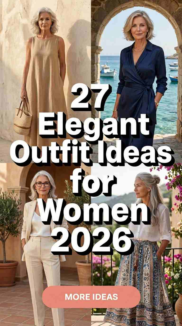 Summer Outfit Ideas for Women 50+ 2026 Style – 27 Elegant Looks
