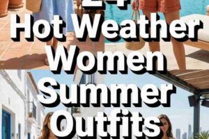 Chic Hot Weather Women Summer Outfits 2026 – 24 Light & Stylish Looks