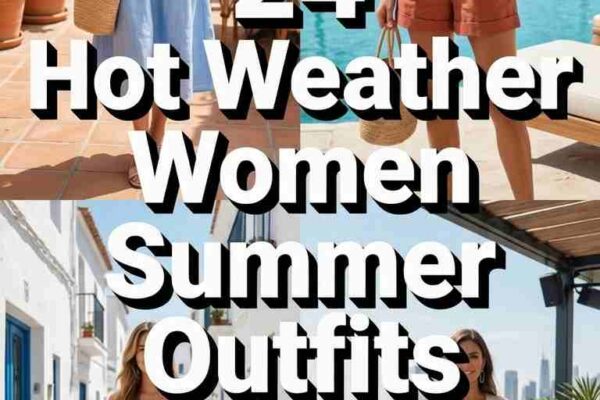 Chic Hot Weather Women Summer Outfits 2026 – 24 Light & Stylish Looks