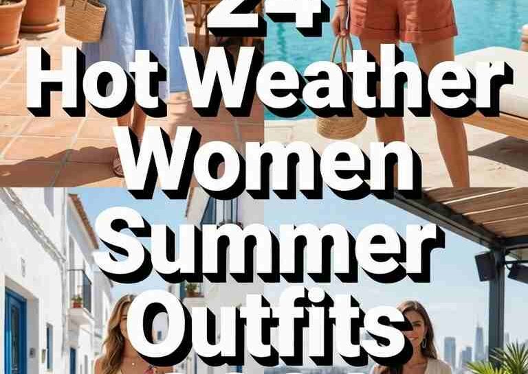 Chic Hot Weather Women Summer Outfits 2026 – 24 Light & Stylish Looks