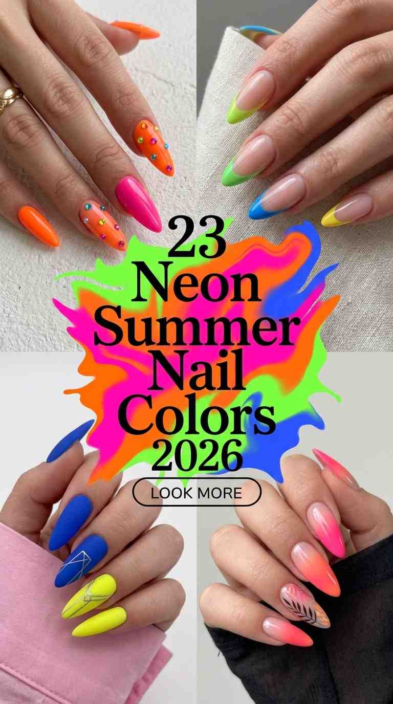 23 Neon Summer Nail Colors 2026 with Elegance – Wearable Bright Shades