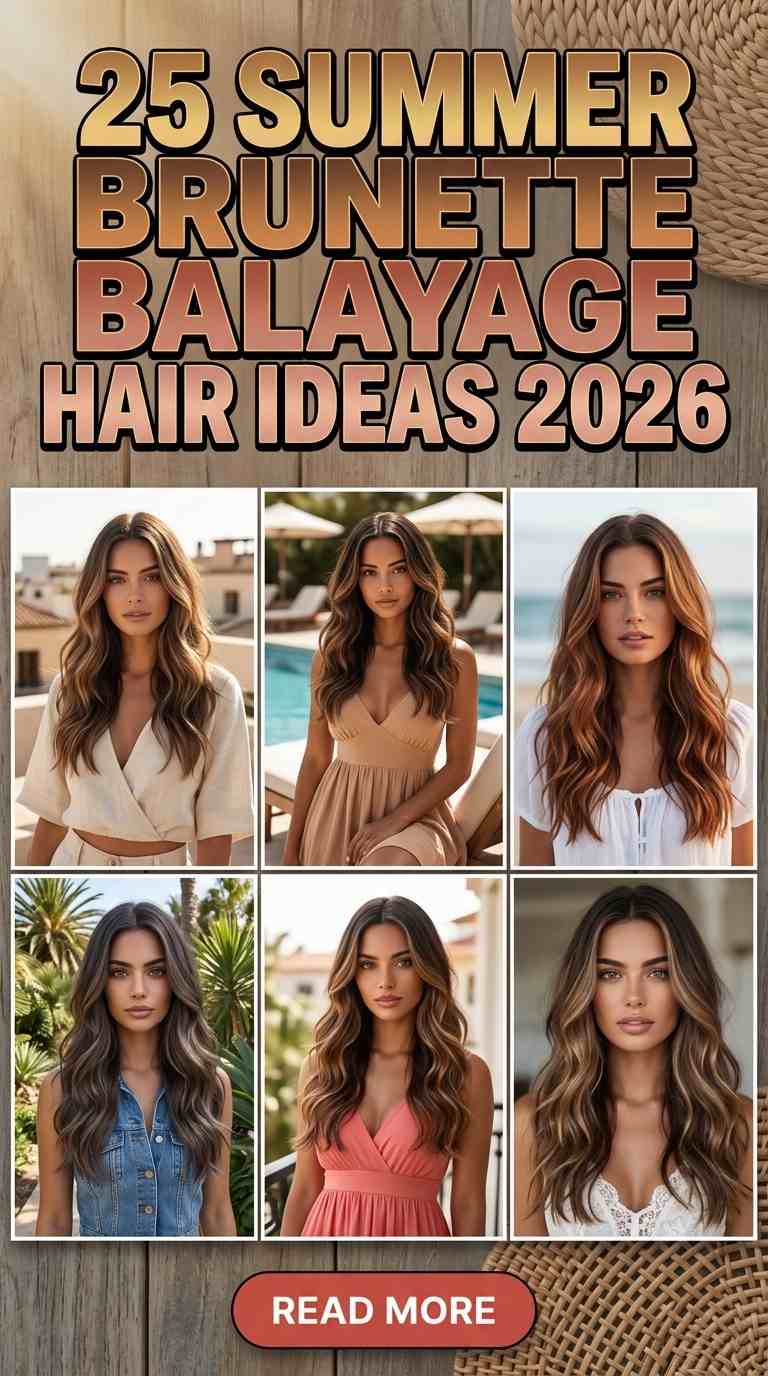 25 Women Brunette Balayage Hair Ideas 2026 with Elegance – Soft & Fresh Looks