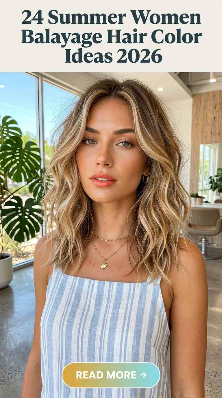 24 Summer Women Balayage Hair Color Ideas 2026 Inspired – Natural Glow Hair Trends