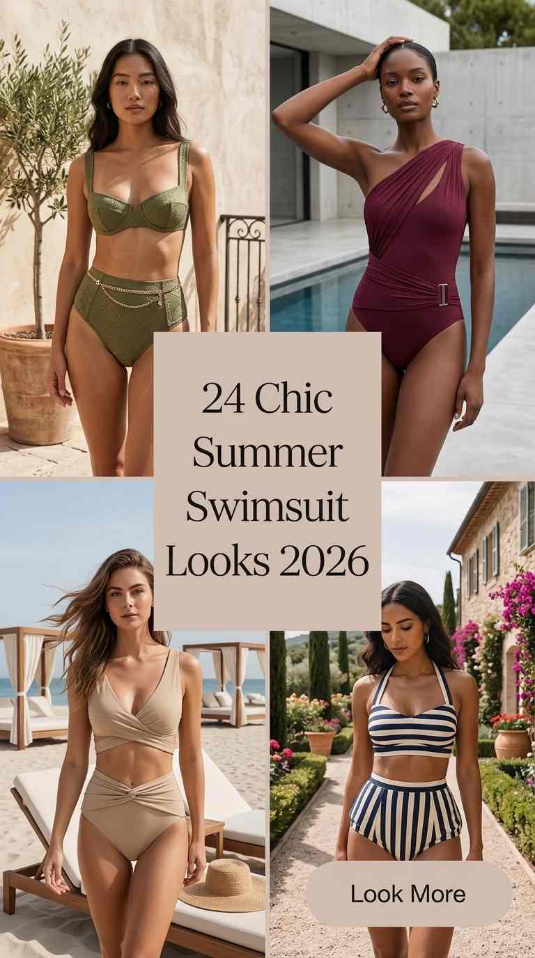 24 Stylish Bikini Ideas 2026 Style – Chic Summer Swimsuit Looks