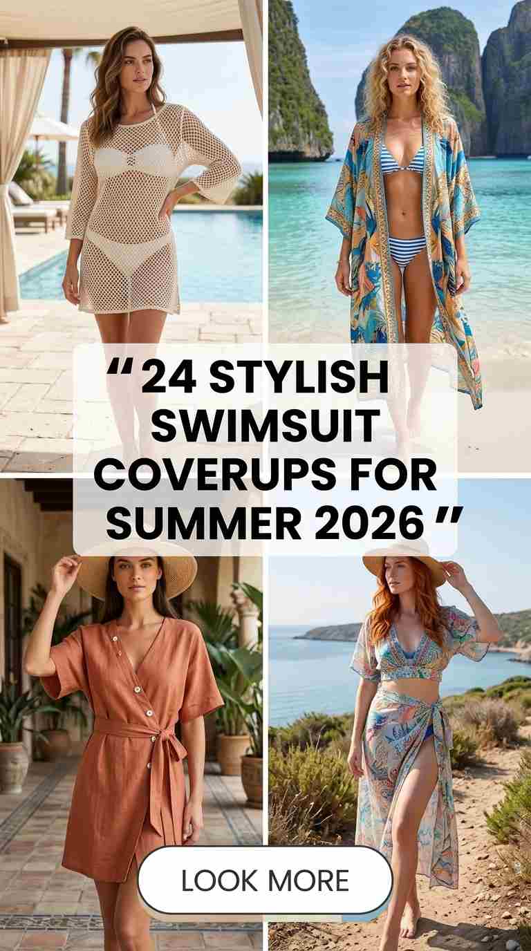 24 Chic Beach-Ready Swimsuit Coverups for Summer 2026