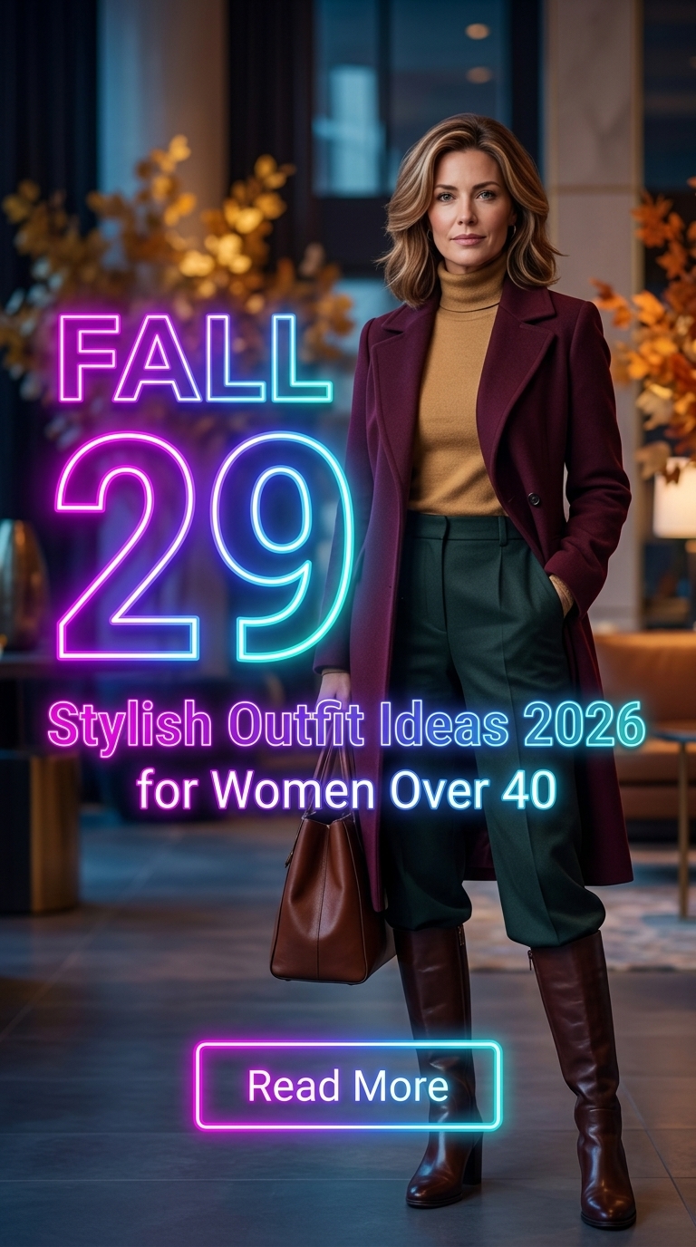 What to Wear This Autumn 2026 – 29 Stylish Outfit Ideas for Women Over 40