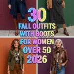 30 Fall Outfits with Boots for Women Over 50 2026 – Cozy, Classy & Cute Looks