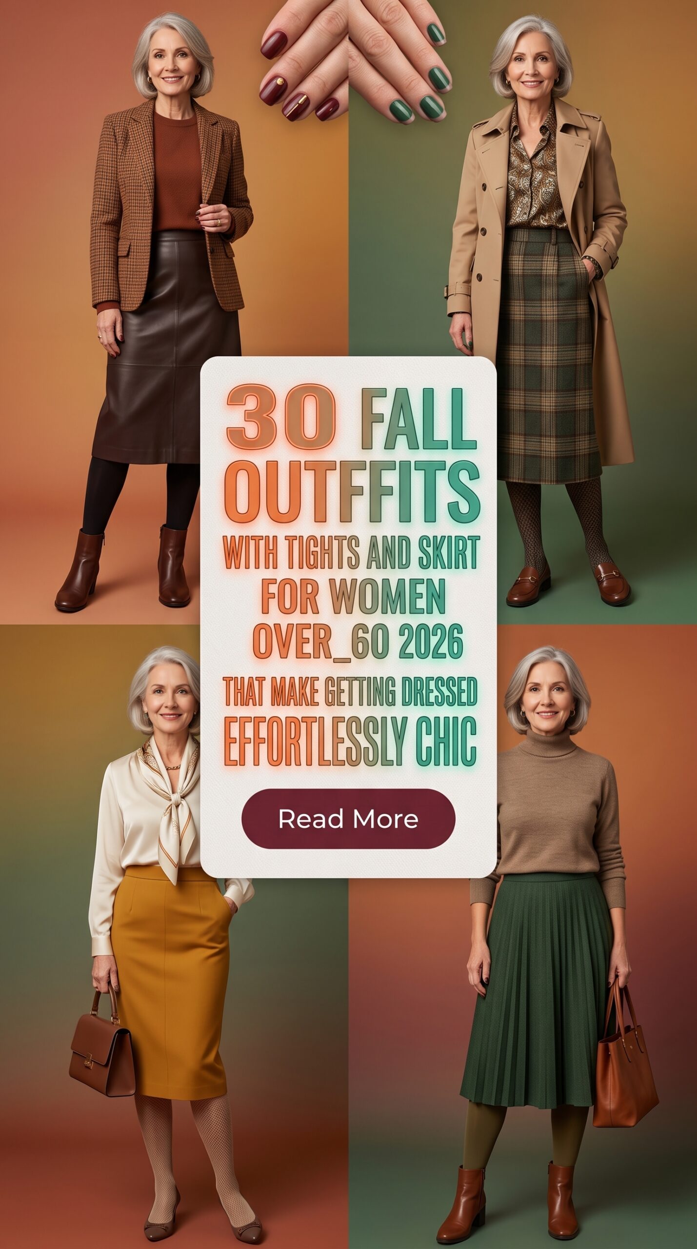 30 Fall Outfits with Tights and Skirts for Women Over 60 2026 – Effortlessly Chic Style