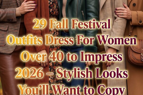 29 Fall Festival Dress Outfits for Women Over 40 2026 – Chic Looks to Impress