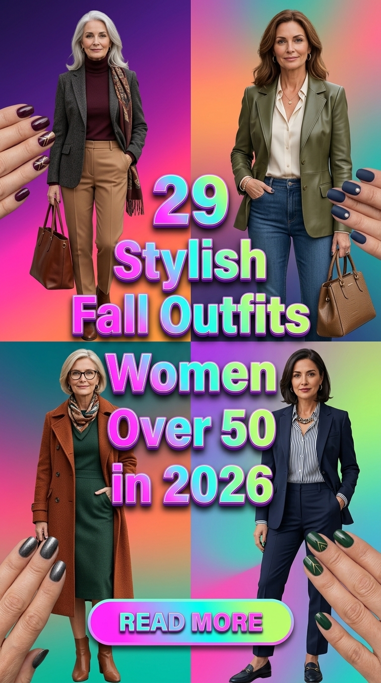 29 Stylish Fall Outfits for Women Over 50 – Classy Seasonal Wardrobe 2026