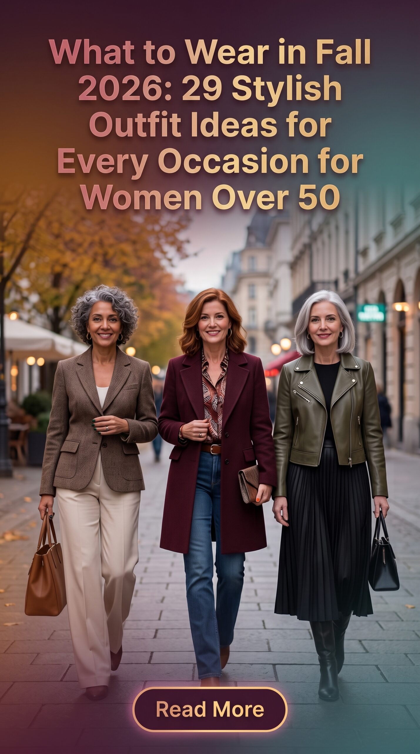 What to Wear in Fall 2026 for Women Over 50 – 29 Stylish Outfit Ideas for Every Occasion