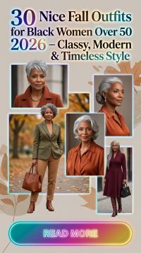 30 Nice Fall Outfits for Black Women Over 50 2026 – Classy, Modern & Timeless Style