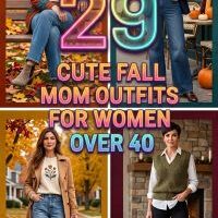 29 Cute Fall Mom Outfits for Women Over 40 2026 – Effortless, Chic & Timeless Style