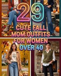 29 Cute Fall Mom Outfits for Women Over 40 2026 – Effortless, Chic & Timeless Style