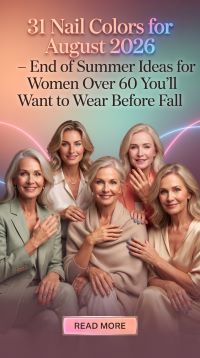 31 August Nail Colors for Women Over 60 2026 – Elegant End-of-Summer Shades You'll Love