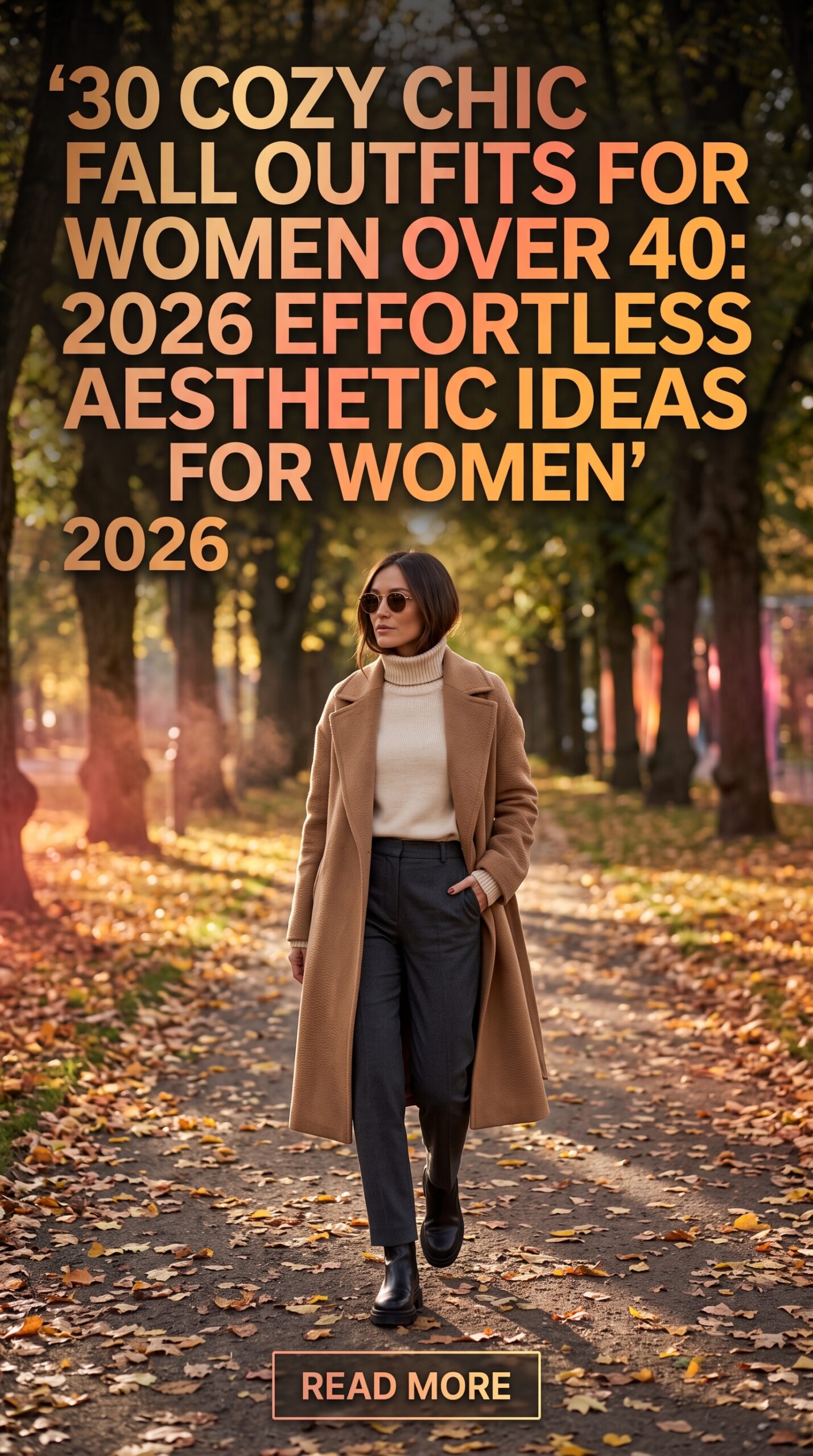 30 Cozy Chic Fall Outfits for Women Over 40 2026 – Effortless Aesthetic Style