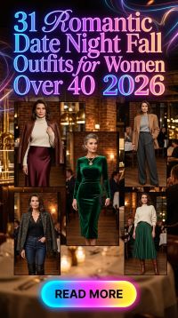 31 Romantic Date Night Fall Outfits for Women Over 40 2026 – Chic & Timeless Elegance
