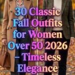 30 Classic Fall Outfits for Women Over 50 2026 – Timeless Elegance with Modern Style