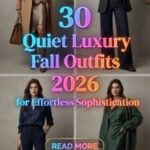 30 Quiet Luxury Fall Outfits for Women 2026 – Timeless Elegance & Effortless Sophistication