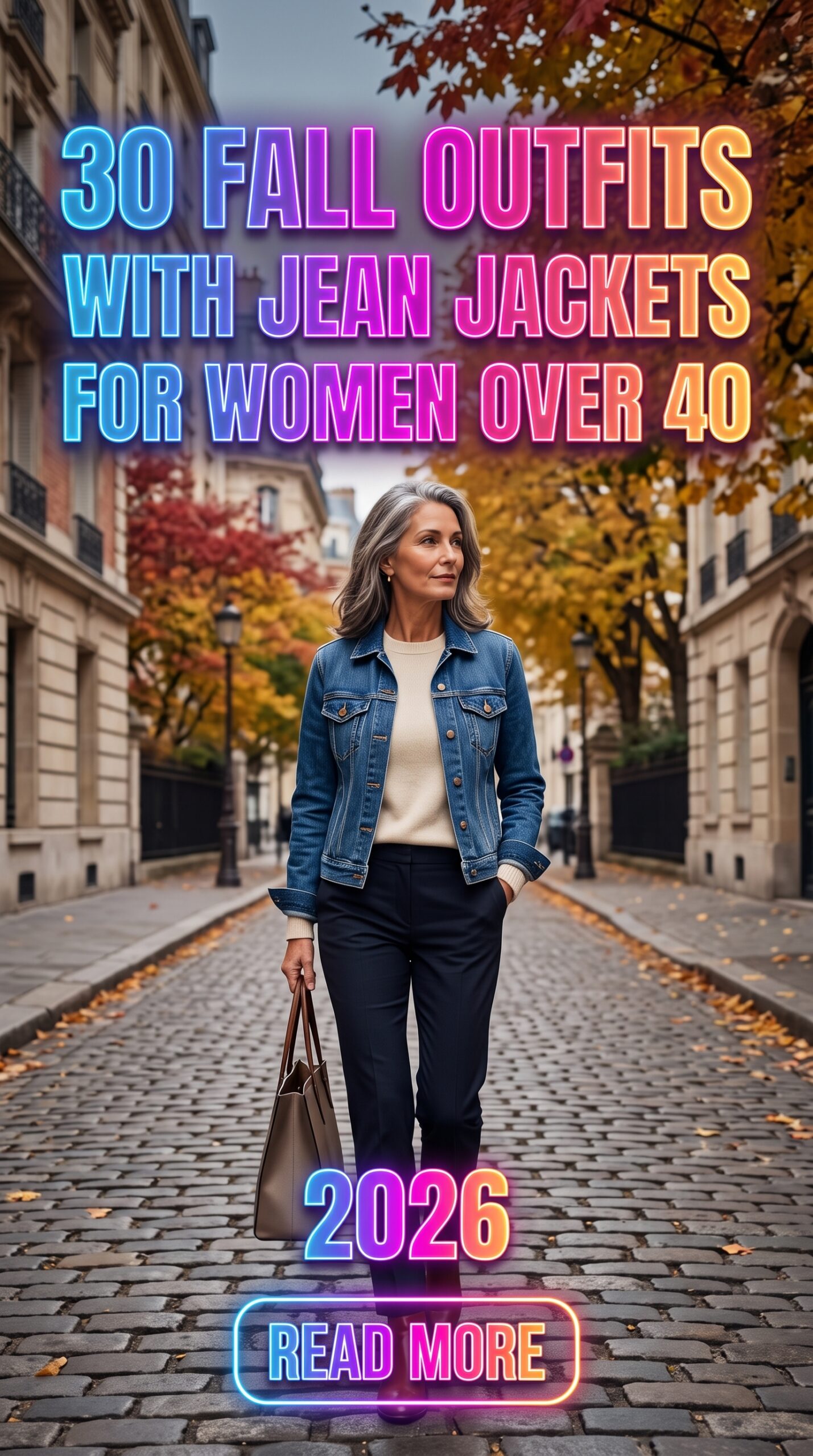 30 Fall Outfits with Jean Jackets for Women Over 40 2026 – Effortlessly Chic Everyday Style