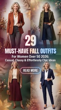 29 Must-Have Fall Outfits for Women Over 50 2026 – Casual, Classy & Timeless Style