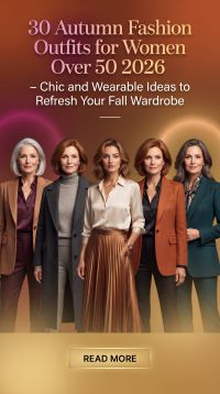30 Autumn Fashion Outfits for Women Over 50 2026 – Chic, Timeless & Effortlessly Elegant