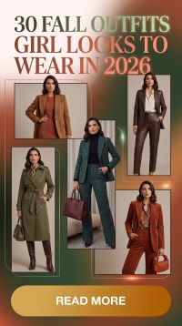 30 Fall Girl Outfits to Wear in 2026 – Luxury Fashion Magazine-Inspired Looks with Chic Layers & Effortless Style