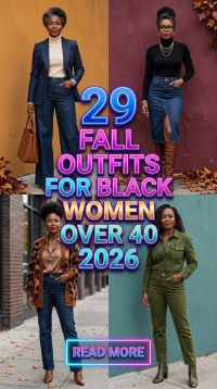 29 Fall Outfits for Black Women Over 40 2026 – Fresh, Confident & Effortlessly Chic