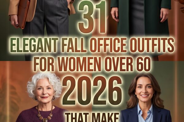31 Elegant Fall Office Outfits for Women Over 60 2026 – Timeless Workwear Style