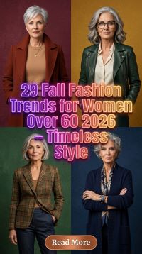 29 Fall Fashion Trends for Women Over 60 2026 – Timeless Style That Never Goes Out of Fashion