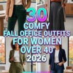 30 Comfy Fall Office Outfits for Women Over 40 2026 – Business Casual with Timeless Elegance