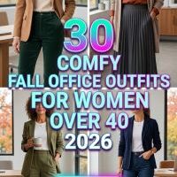 30 Comfy Fall Office Outfits for Women Over 40 2026 – Business Casual with Timeless Elegance
