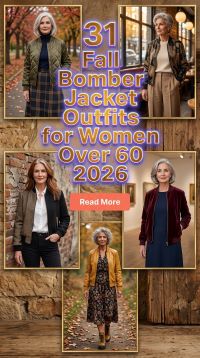 31 Fall Bomber Jacket Outfits for Women Over 60 2026 – Chic, Comfortable & Timeless Style