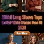 31 Fall Long Sleeve Tops for Fair White Women Over 40 2026 – Elegant Colors That Flatter Fair Skin