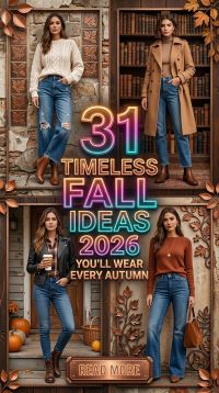31 Timeless Fall Style Ideas for Women 2026 – Elegant Looks You'll Wear Every Autumn