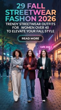29 Fall Streetwear Outfits for Women Over 40 2026 – Modern, Chic & Effortlessly Cool