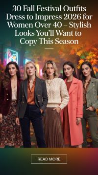 30 Fall Festival Outfits for Women Over 40 2026 – Dress to Impress with Timeless Style