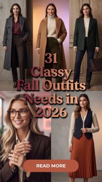 31 Classy Fall Outfits Every Woman Needs in 2026 – Timeless Inspired Elegance