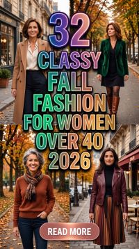 32 Fall Fashion for Women Over 40 2026 – Classy Outfit Ideas That Never Go Out of Style