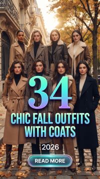34 Fall Outfits with Coats 2026 – Chic Layering Ideas for Timeless Autumn Style