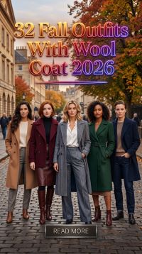 32 Fall Outfits with Wool Coat 2026 – Chic Outfit Ideas You’ll Want to Wear All Season