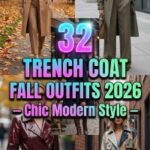 32 Trench Coat Fall Outfits 2026 – Chic Modern Style-Inspired Looks for Effortless Autumn Style